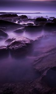 Превью обои камни, море, берег