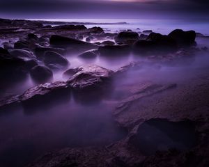 Превью обои камни, море, берег