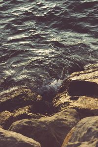 Превью обои камни, море, волны