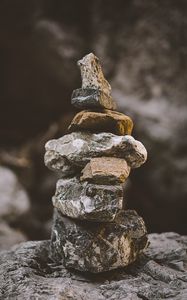 Превью обои камни, равновесие, баланс, каменный, горная порода