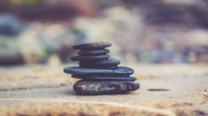 Превью обои камни, размытость, форма