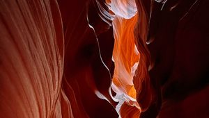Превью обои камни, скала, каньон, свет, природа