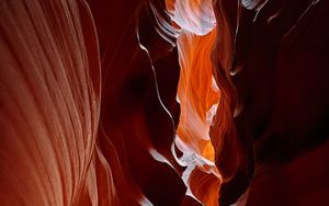 Превью обои камни, скала, каньон, свет, природа