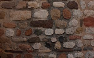 Превью обои камни, стена, цемент, текстура, каменный