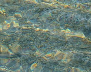 Превью обои камни, вода, блики, минимализм