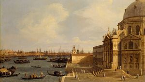 Превью обои каналетто, джованни антонио каналь, venice, santa maria della salute, масло, холст