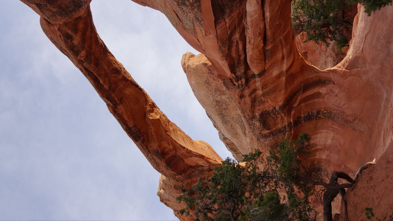 Обои каньон, скала, арка, природа