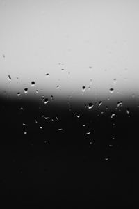 Превью обои капли, чб, стекло, вода