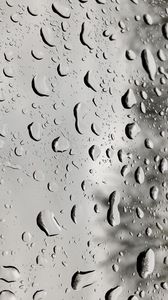 Превью обои капли, дождь, влага, стекло, окно, поверхность