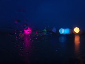 Превью обои капли, макро, мокрый, поверхность, блики