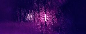 Превью обои капли, поверхность, фиолетовый