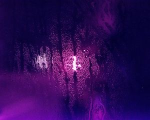 Превью обои капли, поверхность, фиолетовый