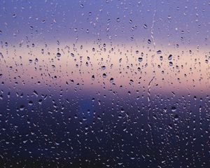 Превью обои капли, стекло, поверхность, градиент