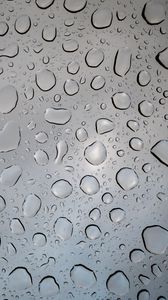 Превью обои капли, стекло, вода, брызги