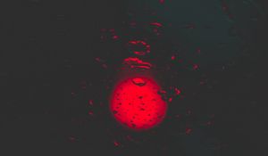 Превью обои капли, свет, круг, поверхность