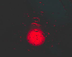 Превью обои капли, свет, круг, поверхность