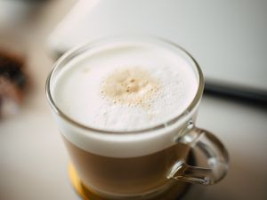 Превью обои капучино, кофе, напиток, кружка, горячий