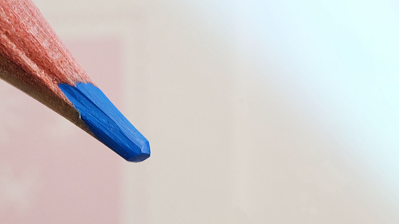 Обои карандаш, грифель, деревянный, макро, синий
