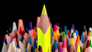 Превью обои карандаш, карандаши, разноцветный, макро