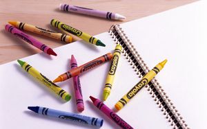 Превью обои карандаш, тетрадь, спираль, листы, разноцветный