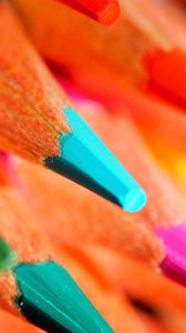 Превью обои карандаши, разноцветный, яркий, творчество