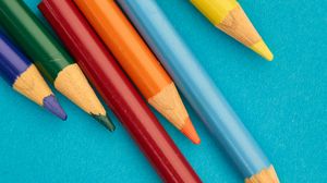 Превью обои карандаши, разноцветный, макро, деревянный