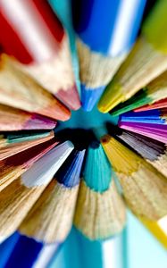 Превью обои карандаши, разноцветный, набор, коллекция