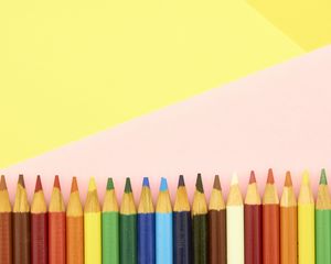 Превью обои карандаши, разноцветный, творчество, яркий