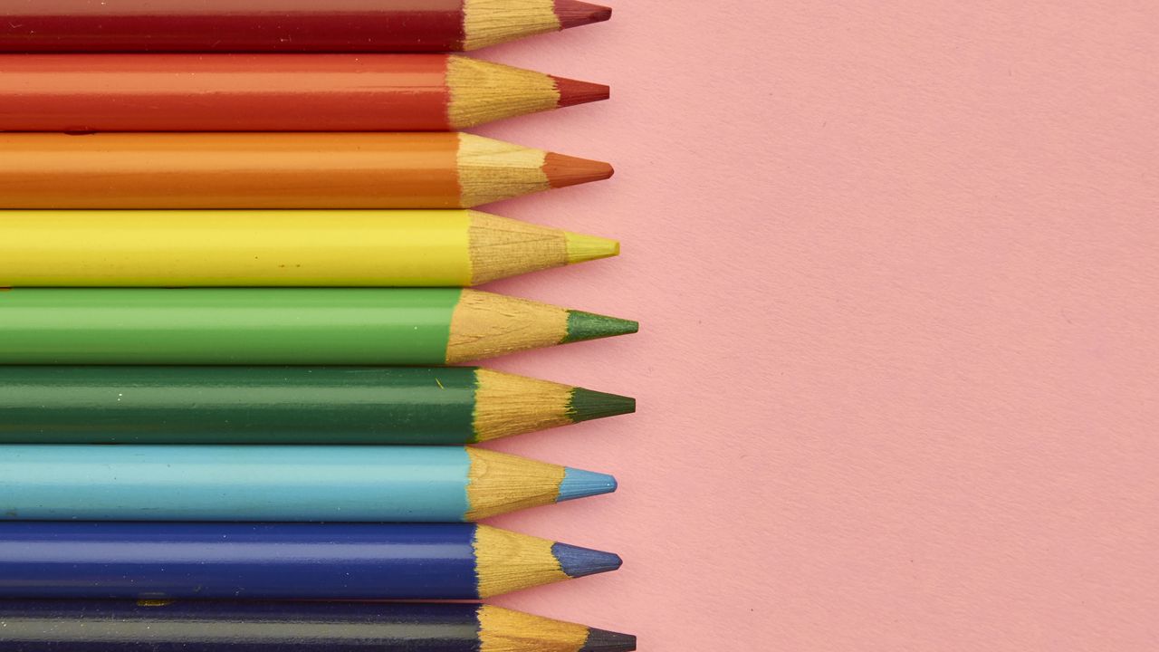 Обои карандаши, творчество, разноцветный