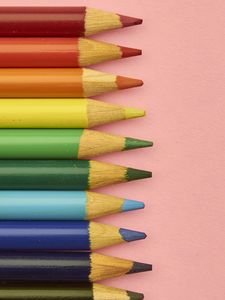 Превью обои карандаши, творчество, разноцветный