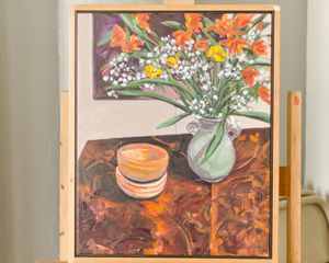 Превью обои картина, холст, мольберт, рисование, искусство