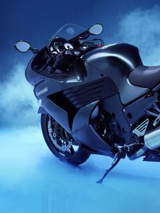 Превью обои kawasaki, zz-r 1400, байк