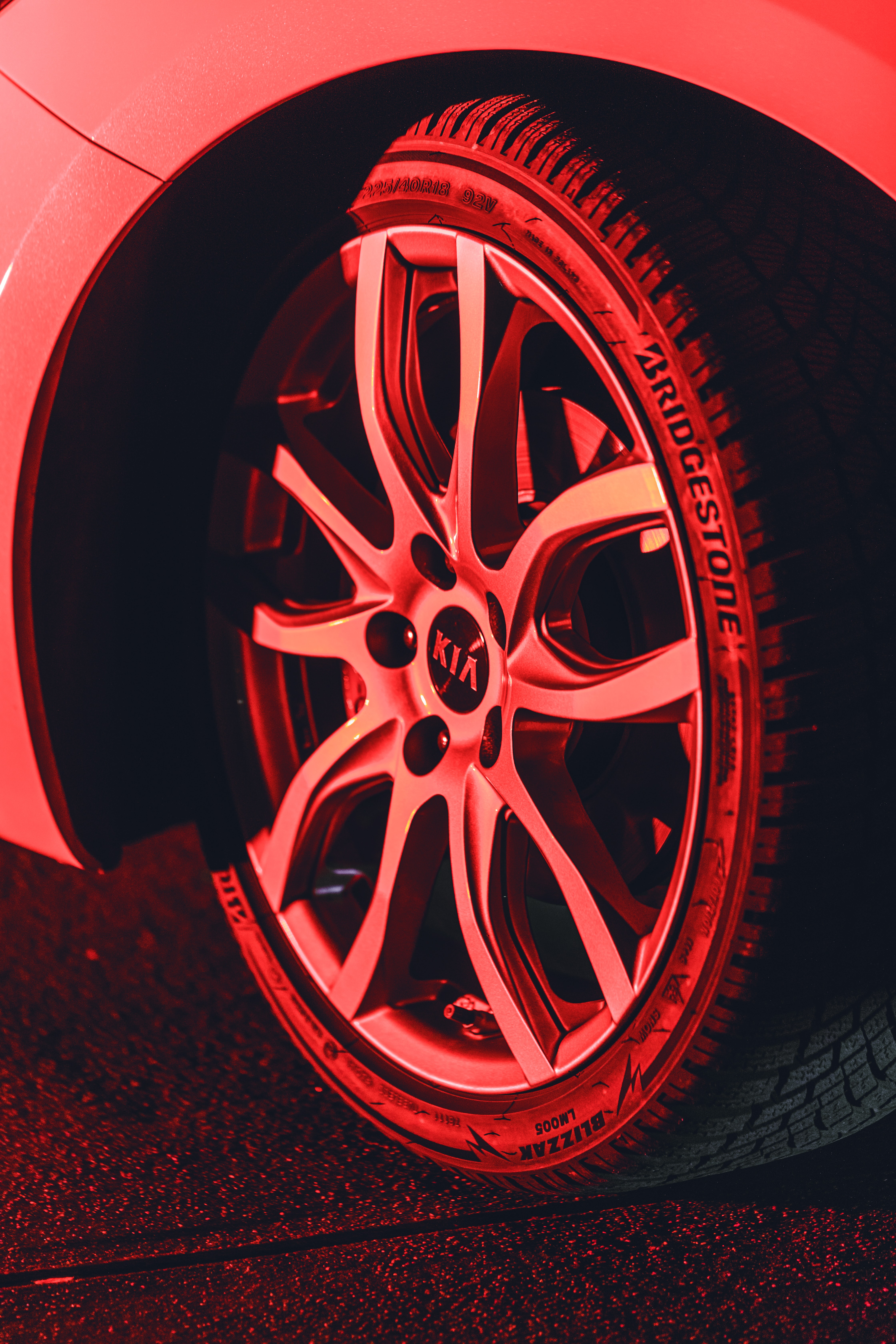 Car as Tire Wallpaper