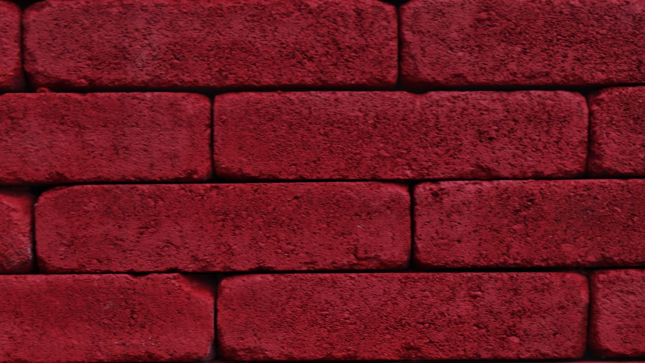 Обои кирпичи, стена, красный, кирпичная стена