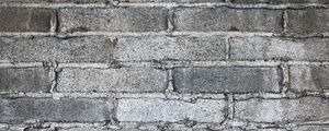 Превью обои кирпичная стена, стена, кирпичи, серый