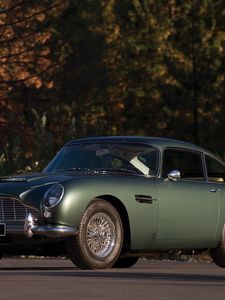 Превью обои классика, авто, астон мартин, aston martin