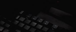 Превью обои клавиатура, клавиши, черный, темный