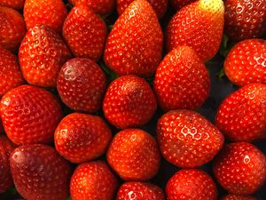 Превью обои клубника, ягоды, фрукты, сочный, спелый, красный