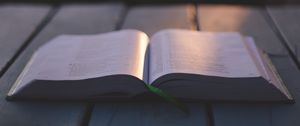 Превью обои книга, чтение, размытость, блики, боке