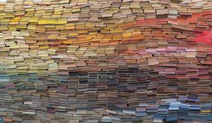 Превью обои книги, разноцветный, библиотека
