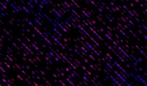 Превью обои код, бинарный код, свечение, паттерн