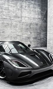 Превью обои koenigsegg, agera, суперкар, вид спереди