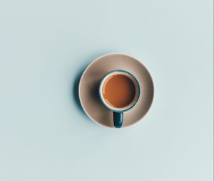 Превью обои кофе, чашка, минимализм