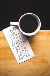 Превью обои кофе, чашка, надпись, текст, слова