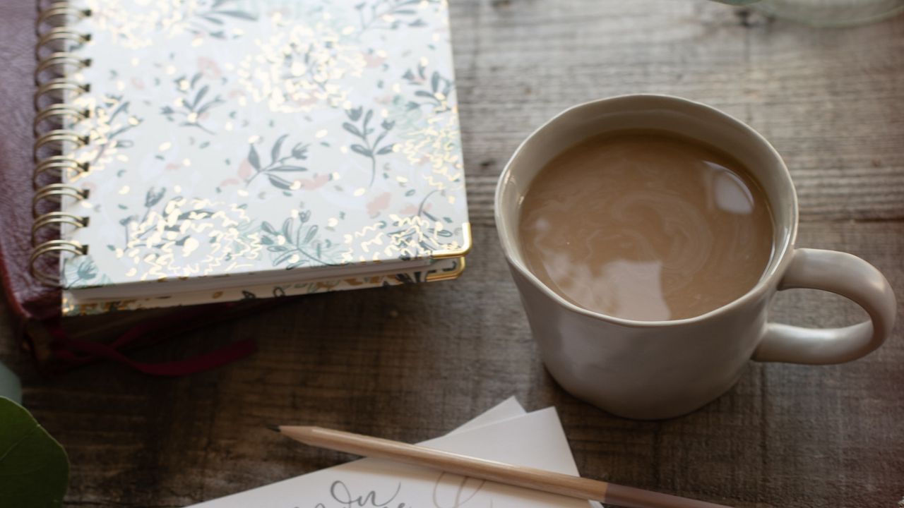 Обои кофе, чашка, напиток, надпись, открытка