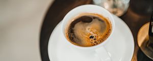 Превью обои кофе, пенка, чашка, напиток