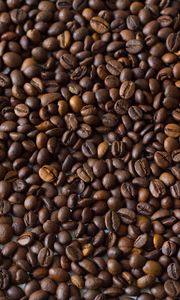 Превью обои кофейные зерна, кофе, коричневый