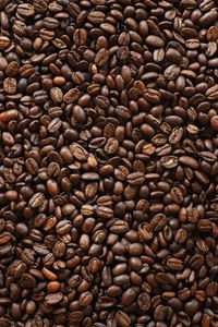 Превью обои кофейные зерна, кофе, коричневый, макро, зерна