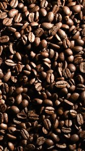 Превью обои кофейные зерна, зерна, кофе, коричный, макро