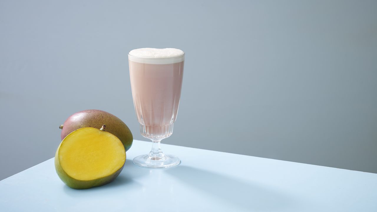 Обои коктейль, напиток, стакан, манго